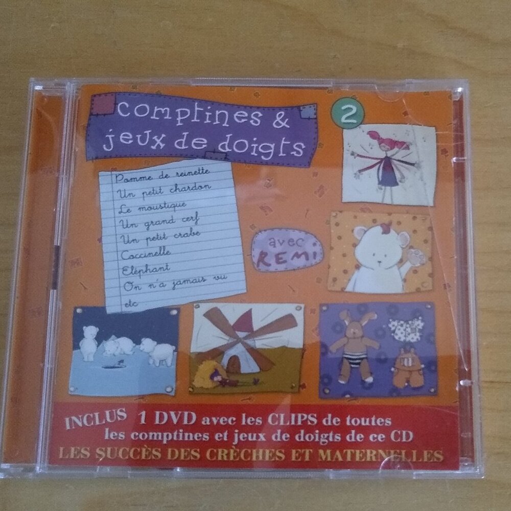 Comptines et Jeux de Doigts Vol 2 avec Remi French CD Used